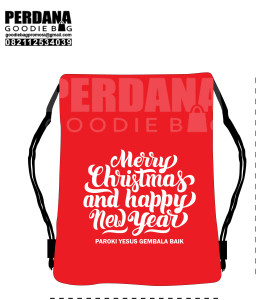 Goodie Bag Natal Berupa Layout Sebelum Naik Produksi